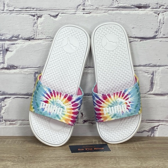 Puma Tie Dye Slide Sandals - Picture 6 of 8